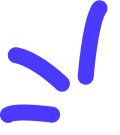 small blue squiggle